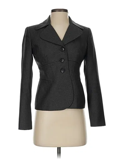Pre-owned Anne Klein Blazer Jacket In Gray