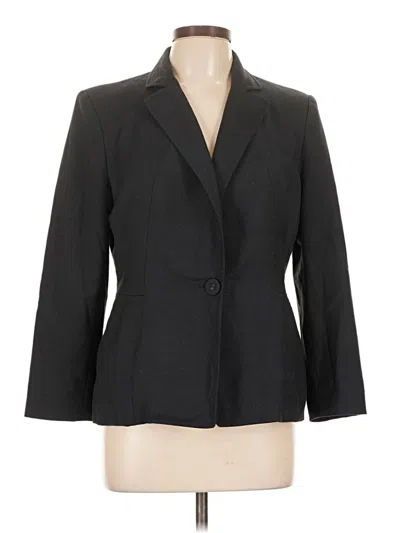 Pre-owned Anne Klein Blazer Jacket In Gray