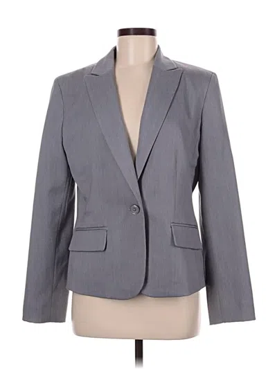 Pre-owned Anne Klein Blazer Jacket In Gray