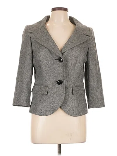 Pre-owned Anne Klein Blazer Jacket In Gray
