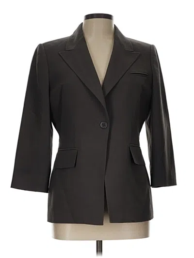 Pre-owned Anne Klein Blazer Jacket In Gray