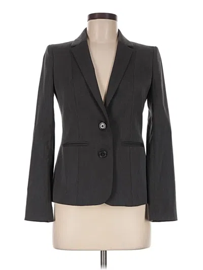Pre-owned Anne Klein Blazer Jacket In Gray
