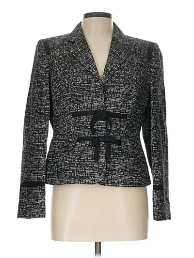Pre-owned Anne Klein Blazer Jacket In Gray