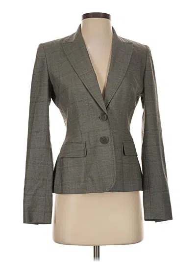 Pre-owned Anne Klein Blazer Jacket In Gray