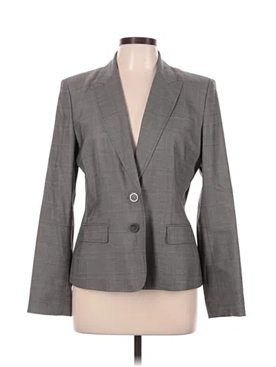 Pre-owned Anne Klein Blazer Jacket In Gray