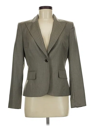 Pre-owned Anne Klein Blazer Jacket In Gray
