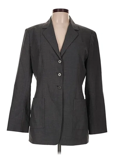 Pre-owned Anne Klein Blazer Jacket In Gray