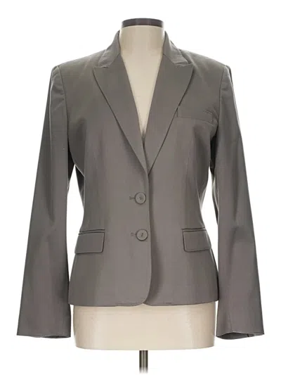Pre-owned Anne Klein Blazer Jacket In Gray