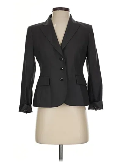 Pre-owned Anne Klein Blazer Jacket In Gray