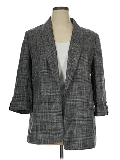 Pre-owned Anne Klein Blazer Jacket In Gray