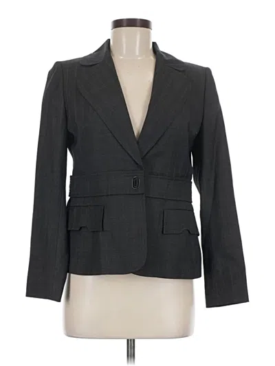 Pre-owned Anne Klein Blazer Jacket In Gray