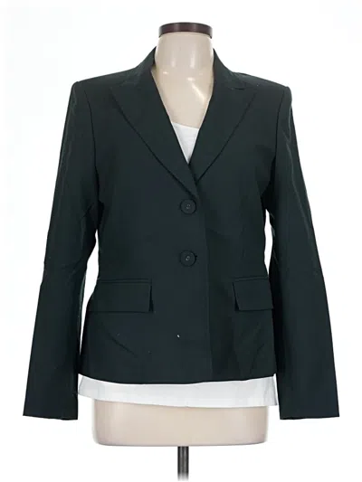 Pre-owned Anne Klein Blazer Jacket In Green