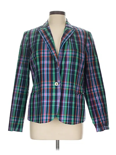 Pre-owned Anne Klein Blazer Jacket In Green