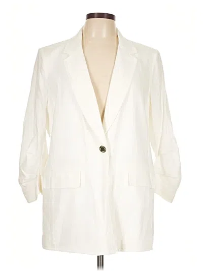 Anne Klein Blazer Jacket In White
