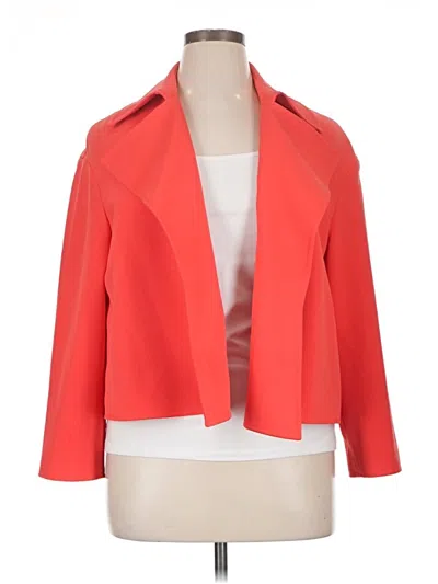 Pre-owned Anne Klein Blazer Jacket In Orange