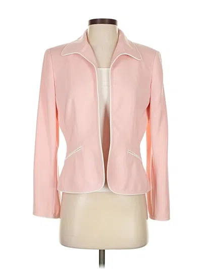 Pre-owned Anne Klein Blazer Jacket In Pink