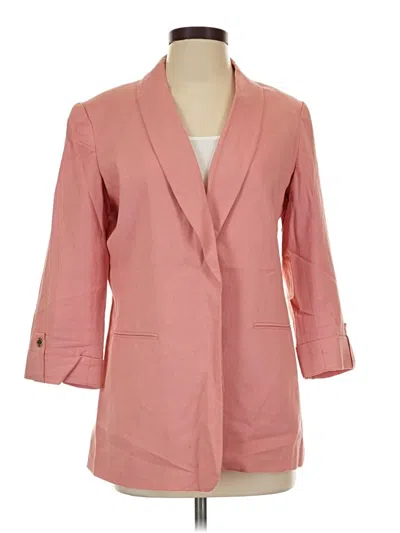 Pre-owned Anne Klein Blazer Jacket In Pink