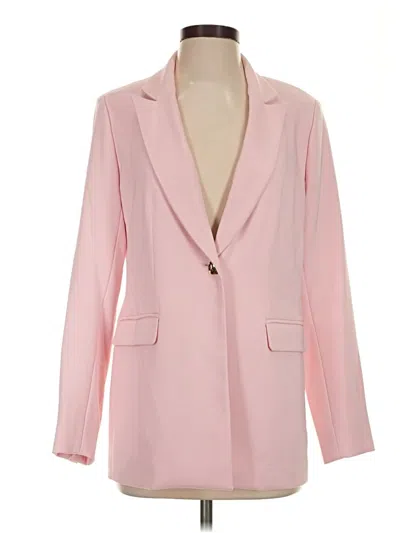 Pre-owned Anne Klein Blazer Jacket In Pink