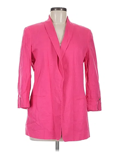 Pre-owned Anne Klein Blazer Jacket In Pink