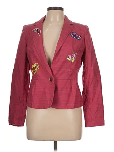 Pre-owned Anne Klein Blazer Jacket In Red