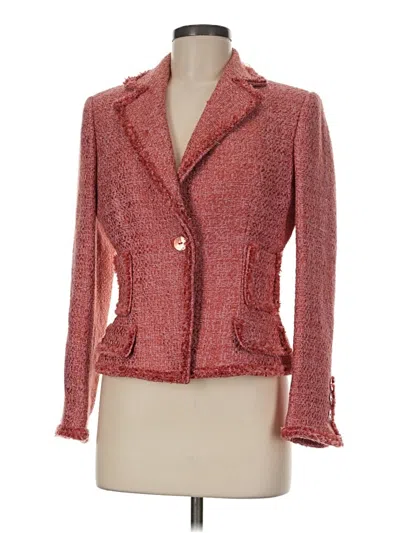Pre-owned Anne Klein Blazer Jacket In Red