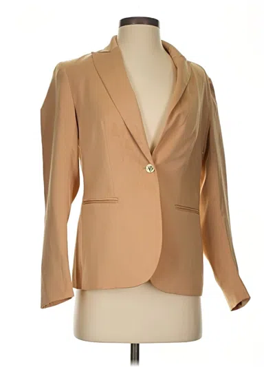 Pre-owned Anne Klein Blazer Jacket In Tan