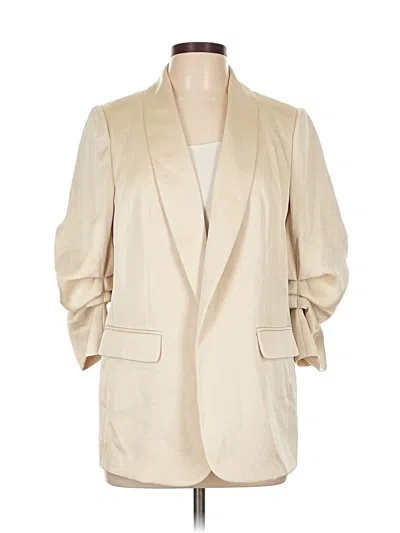 Pre-owned Anne Klein Blazer Jacket In White