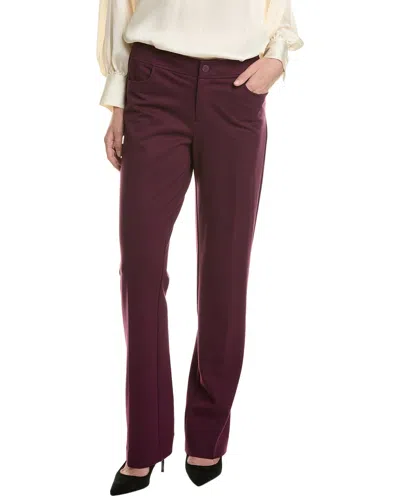 Anne Klein Bootleg Pant In Purple