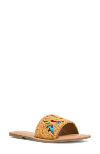 Anne Klein Brianne Slide Sandal In Orange