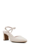 Anne Klein Bueles Ankle Strap Pump In White