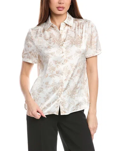 Anne Klein Button-down Collared Blouse