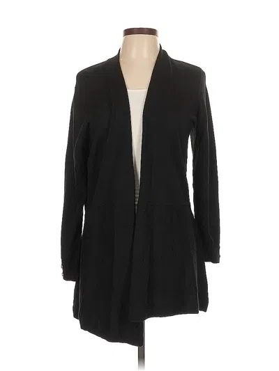 Pre-owned Anne Klein Cardigan Sweater In Black