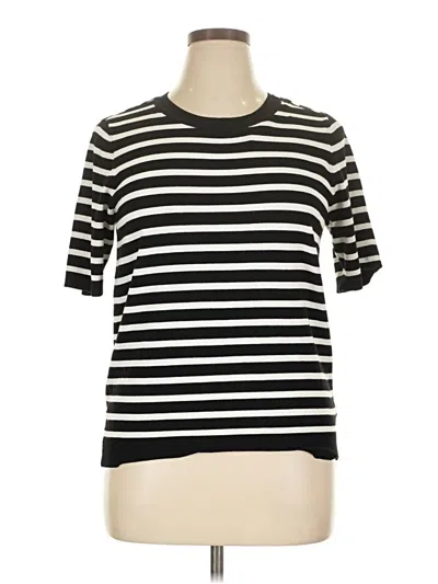 Pre-owned Anne Klein Cardigan Sweater In Black