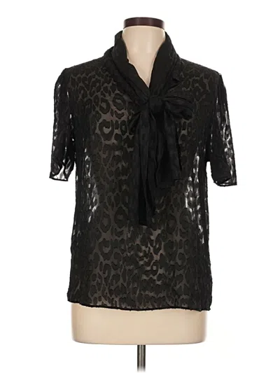 Pre-owned Anne Klein Cardigan Sweater In Black