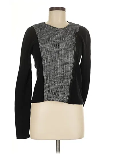 Pre-owned Anne Klein Cardigan Sweater In Black
