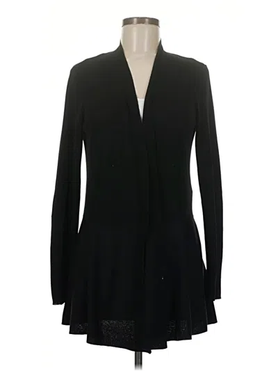 Pre-owned Anne Klein Cardigan Sweater In Black
