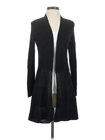 Pre-owned Anne Klein Cardigan Sweater In Black