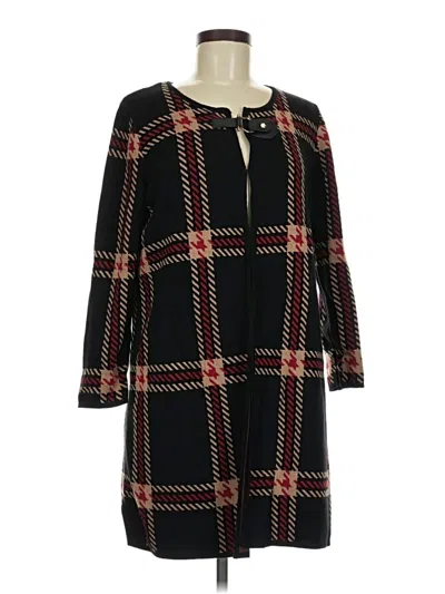 Pre-owned Anne Klein Cardigan Sweater In Black