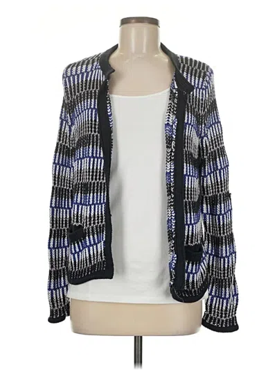 Pre-owned Anne Klein Cardigan Sweater In Blue