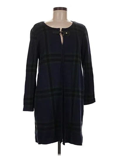 Pre-owned Anne Klein Cardigan Sweater In Blue
