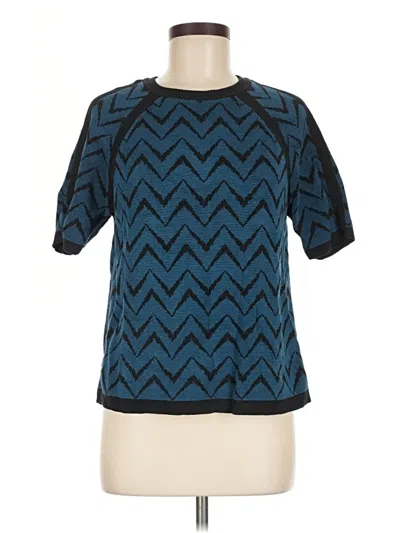 Pre-owned Anne Klein Cardigan Sweater In Blue