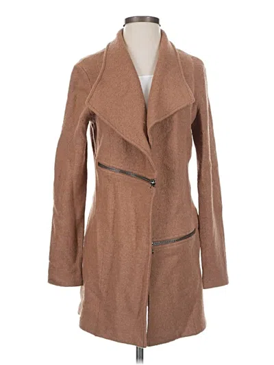 Pre-owned Anne Klein Cardigan Sweater In Brown