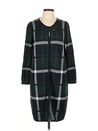 Pre-owned Anne Klein Cardigan Sweater In Green