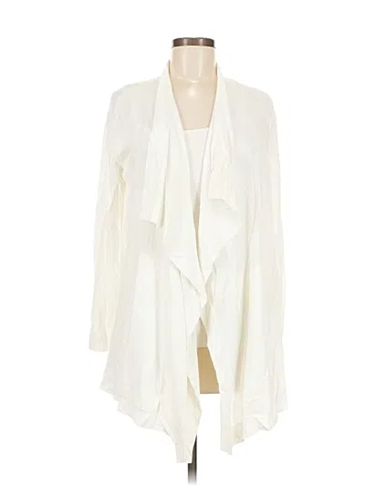 Pre-owned Anne Klein Cardigan Sweater In Ivory