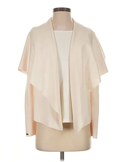 Pre-owned Anne Klein Cardigan Sweater In Ivory