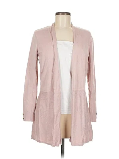 Pre-owned Anne Klein Cardigan Sweater In Pink