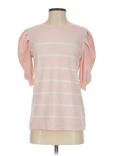 Pre-owned Anne Klein Cardigan Sweater In Pink