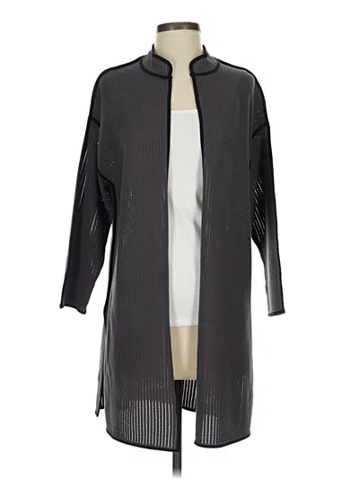 Pre-owned Anne Klein Cardigan Sweater In Purple