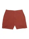Anne Klein Cargo Shorts In Burgundy