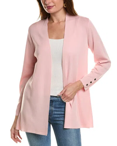 Anne Klein Carmel Cardigan In Pink Blush